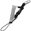 BESPORTBLE Cordino da Immersione a Molla per Fotocamera Subacquea, Sgancio Rapido | Acciaio Inossidabile, Nailon e Tpu, Clip Robusta e Cavo di Sicurezza, per Sport Acquatici e Kayak