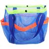 Alipis Borsa Mare Zaino Grande in Poliestere Blu, Multi Tasche | Design a Rete Traspirante, Struttura Portatile, per Accessori Spiaggia e Articoli da Toilette