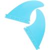 Cabilock Pinna per Tavola da Surf, Set Timone e Pinna di Coda Lato Sinistro/Destro, Nylon e Fibra, Blu, per Tavole Gonfiabili e Rigide, Stabilità e Manovra