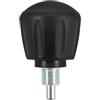 COHEALI Pomello di Regolazione per Cyclette M16x1.5 Nero Plastico