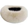 Baoblaze Fascia per capelli in pelliccia sintetica, protezione per le orecchie, scaldaorecchie alla moda per campeggio, all'aperto, uso quotidiano, Cachi