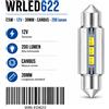 WROOM WRLED622 Lampadina LED C5W a Siluro 39 mm 12V 300 Lumen CANbus per Luci Targa e Abitacolo