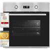 Exquisit Forno Pirolitico EBEP 697-3H, 70 litri, Comandi Squamotabili, Classe A