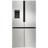 Siemens KF96IAPEA iQ500 - Frigorifero intelligente a porta francese, 183 x 90,5 cm, 375 l di raffreddamento e congelatore da 199 l, noFrost, ripiano multifunzione, dispenser di ghiaccio e acqua