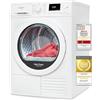 Exquisit Asciugatrice a pompa di calore TWP903-410, bianco, capacità 9 kg, classe di efficienza energetica A++, sicurezza bambini, spegnimento automatico