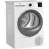 Beko BM3T38210W1 - Asciugatrice a pompa di calore, 8 kg, anallergica, asciugatura e igiene, 15 programmi, Express, colore: Bianco