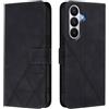 MODFYN Portafoglio Custodia per Samsung Galaxy S26+ Plus, [Blocco RFID] Premium Pelle PU Case Flip Libro con Porta Carte Slot Supporto Flip Cover per Samsung Galaxy S26 Plus.Black