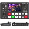 CineTreak Mixer Plus Switcher Video HDMI a 4 Canali per Live Streaming | Schermo LCD da 4,5 Integrato, Controllo Telecamere PTZ, Chroma Key, 1080p60 USB 3.0 UVC per OBS, Zoom, YouTube e Chiesa