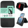 Flight Flap Folden, Supporto per telefono cellulare e tablet per aereo, pieghevole, per scrivania, letto, ufficio, tapis roulant, accessori essenziali per lunghi viaggi in aeroplano, cordura
