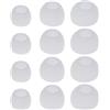HIOPOIUYT 12 gommini in silicone per orecchie, taglie S/M/L, gommini flessibili in gomma morbida, adatti a custodie