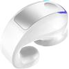 Generic Auricolari wireless a clip, auricolari a conduzione ossea aperti, cuffie sportive wireless, design leggero a clip, resistenti al sudore, materiali in silicone realizzati