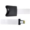 NGFF Kit di estensione per scheda di memoria Micro-SD TF UHS-1 da maschio a femmina standard per schede SD, lettore/scrittore, cavo dati FPC piatto e flessibile da 25 cm, compatibile con laptop, telefono
