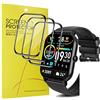 Blueshaweu Pellicola protettiva compatibile con Aptkdoe P66D Smartwatch, protezione schermo per Aptkdoe P66D/Ddidbi P66D 1.85 Smartwatch,3D copertura completa HD protezione schermo (3 confezioni)
