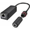 REVODATA Convertitore PoE impermeabile Gigabit da 48 V a 12 V, uscita 12 V/2 A, IEEE802.3 af/at, 10/100/1000 Mbps PoE a 12 V adattatore per dispositivi di alimentazione passiva da 12 V, Plug and Play