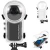 PULUZ Custodia subacquea impermeabile per Insta360 X4, 164 ft / 50 m, custodia invisibile subacquea per accessori per Insta360 X4 camera, custodia protettiva sigillata per fotografia a 360 gradi