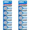 MALSSE Batteria a bottone CR2025 3V al litio facile da usare CR2025 3Volt batteria a moneta con lunga durata di conservazione potente batteria a moneta