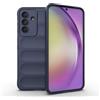 RankOne Custodia in Silicone Liquido Airbag per Samsung Galaxy A56 5G (6.7 Inches) - Blu Scuro