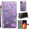 LeviDo-EU LeviDo Cover Compatibile per Xiaomi Redmi Note 8 2021/Redmi Note 8 Silicone Libro Motivo PU Pelle Magnetica Flip Portafoglio con Corda Antiurto Bumper Custodia Resistente Protettiva Case, Fiore