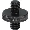 PATIKIL Adattatore Vite Treppiede 1/4 Maschio a M6 Maschio, Vite per Microfono Vite Fotocamera Convertitore a Doppia Testa per Supporto Microfono Accessori Braccio Magico