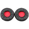 Generic Cuscinetti auricolari di ricambio compatibili con cuffie Sony MDR-V55, cuscinetti auricolari in pelle ranocchia, nero e rosso