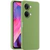 HULLIN Custodia per Telefono in Silicone Colorato, Adatta per OnePlus Nord 3 / OnePlus Ace 2V (6.74) - Verde Matcha