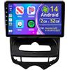 Generico HTXPSM Android 14 Autoradio Lettore DVD Navigatore GPS Touchscreen per Hyundai ix20 ix-20 2010-2023 con Wireless Carplay Android Auto, Autoradio Touchscreen da 9 pollici Bluetooth WiFi FM RDS SWC