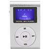 Jopwkuin Mini Lettore Musicale, 32 GB di Estensione Massima Batteria a Lunga Durata Sport MP3 Durevole con Mini Display LCD per Ascoltare Musica(d'Argento)