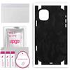 apgo SKIN BACK+SIDES RETRO+LATI Film Pellicola protettiva Protezione Posteriore per Apple iPhone 11, skin sticker film foil vinyl
