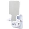 Duyeuau Supporto adesivo salvaspazio per telefono, montaggio a parete, facile installazione, pieghevole, in ABS, per telefoni cellulari e tablet