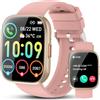 Matast 2026 Smartwatch Uomo Donna, 100+ Sportive Fitness Tracker con Sonno Contapassi Cardiofrequenzimetro, 1.91 Smartwatch con Effettua/Risposta Chiamate, Impermeabil IP68 Smart Watch per Android/iOS