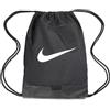 Nike Brasilia, Zaino Sportivo Unisex Adulto, Black/Black/White, Taglia unica