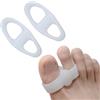 Generic Distanziatori per dita dei piedi in silicone, separatore per dita dei piedi, correttore portatile per dita martello, morbido raddrizzatore per dita martello, previene lo sfregamento, allevia la