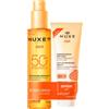 Nuxe - Sun Olio Solare Spf50+ Viso e Corpo + Shampoo Doccia Dopo Sole Confezione 2 Pezzi