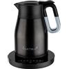 Vektra VEK-1504 - Bollitore isolato sottovuoto con regolazione della temperatura da 1,5 l, in acciaio inox a doppia parete, con spina europea, thermos 2 in 1 con bottone a pressione, senza BPA,
