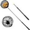 WestCH 173cm Retino per Piscina Pulizia,Retino raccogli Foglie per Piscina in Acciaio Inox,retino per Piscina con Asta telescopica,per Foglie, rifiuti, Pesci, laghetto,Accessorio Pulizia Piscina