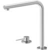 Newform - N21 miscelatore lavello con bocca L girevole [cromo spazzolato] - 71720.31.028