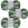 Utopia Crafts DK Baby - Gomitolo di filato doppio per lavoro a maglia, 3 x 100 g (legno vivace)