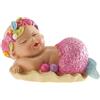 dekora - Figura Decorativa, Decorazioni torta battesimo bimba, Realizzata in Resina, Altezza 10 cm, Cake topper battesimo e Baby shower dal Design Dettagliato, Addobbi Adatto al Contatto Alimentare