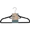 FORNOR 27027 Grucce in velluto nere x3-41 x 22