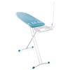 Leifheit Asse da Stiro Air Board Express M Solid per Stazione Vapore | Piano 120 x 38 cm, ultraleggera in plastica speciale, altezza fino a 100 cm, ripiano metallico, fermacavo