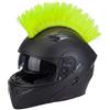 NICEYEA Mohawk Parrucca per casco da moto, colorata, accessorio per moto, combinazione di strisce adesive, stabile, antiscivolo