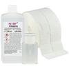 N&BF Primer Set 500 ML + Dispenser Bottiglia + 1000 Cellulose Pads (2 rotoli da 500 pezzi) - Ultrabond - Primer per unghie in gel - agente adesivo (bianco 150)