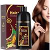 AMZSEA Shampoo colorante naturale al caffè - colorante istantaneo per uomini e donne, Shampoo per capelli al caffè di lunga durata (Light Brown)