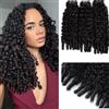 Starwining Human Hair Extensions Tissage Capelli Umani Burmese Curly Human Hair Bundles With Spring Curly Ends Double Weft Unprocessed Real Virgin Hairs 3 Bundle 14 14 14 Inch