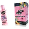 Crazy Color Crema Colorante Per Capelli (Semipermanente Tasso Di 4 Viola - 1100 Gr