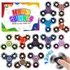 SCIONE [Confezione da 12] Fidget Spinner per Bambini Stile Rosone (6,3 cm), Trottola a Mano Alta Velocità, Regalini Fine Festa Compleanno, Giocattolo Sensoriale Artistico, Premi Classe