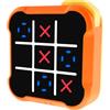 KTCINA Toe Bolt Game 9 x 9 x 2,8 cm Promuove il pensiero veloce reattività memoria elettronica portatile 3 in 1 console da gioco Toe gioco 3 in 1 (arancione)