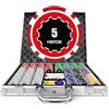 HEITOK Set Poker 500 Gettoni 11,5g Numerati Texas Holdem