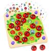 Subtail Memory Gioco per Bambini - Giocattolo di Memoria Coccinella | 16 Modelli a Tema - Giochi Bambini 3 4 5 Anni - Gioco in Legno Per Bambini - Giochi Educativi Regalo Bambino 3 4 Anni
