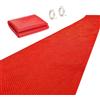 YNNHUDEEP Tappeto Rosso VIP Runner Per Matrimonio, Evento, Ricevimento, Natale, Ringraziamento, Accessorio Per Esterni, Antiscivolo, 1x3m/1x5m/1x10m